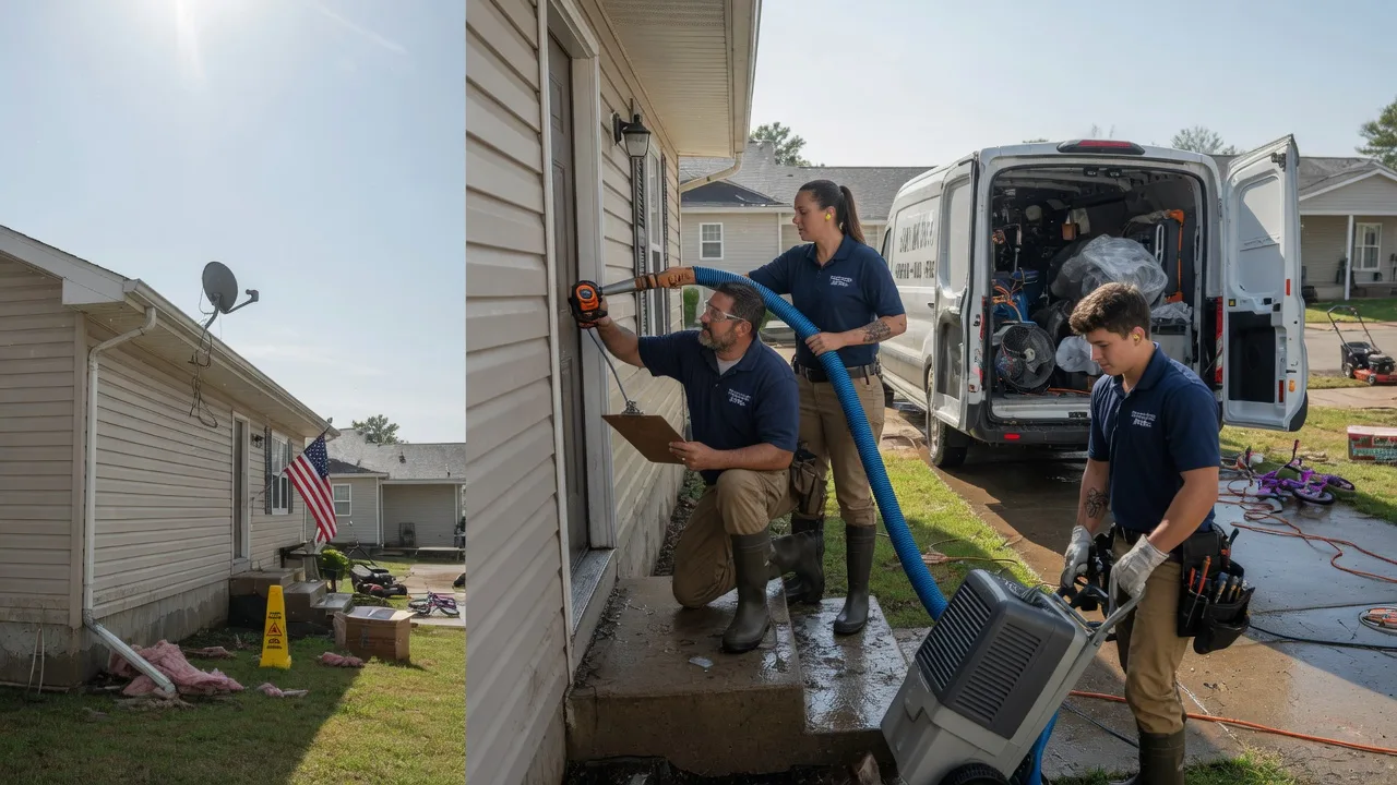 Ceiling Water Damage Restoration in Risingsun, OH near me